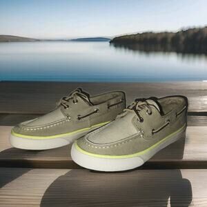 New! Sperry Mens Bahama Ii Seacycled Boat Shoe Size 5.5